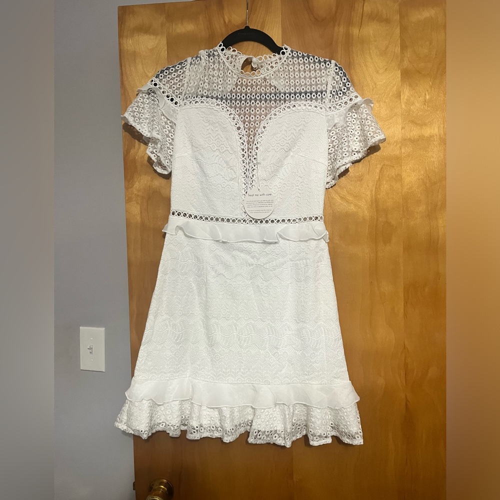 Two Sisters The Label White Backless Dress NWT Never Worn